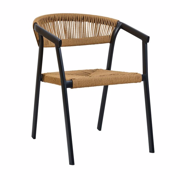 Varossi Cactus Fusiko me Lefko Skeleto 900-321 Poluthrona Exoterikou Xorou 57x64.5x76cm