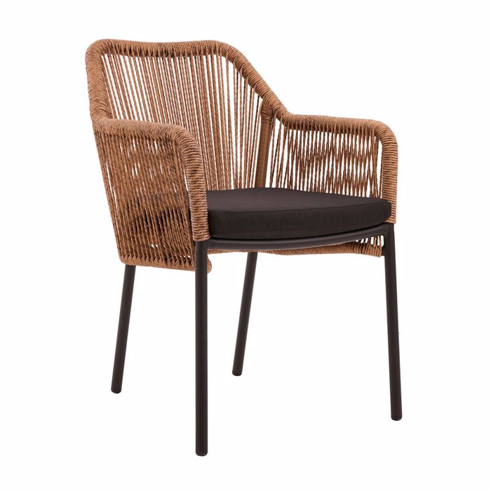 Poluthrona Ipanema Fusiko me Mavro Skeleto