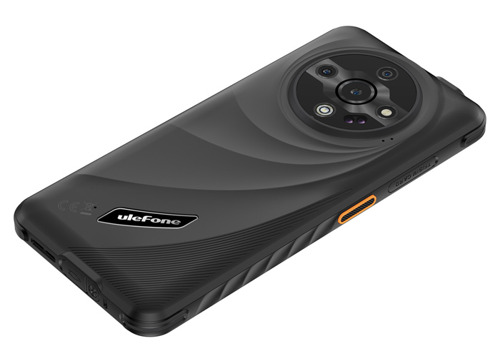 ULEFONE smartphone Armor X31, 6.56", 6/128GB, 6050mAh, IP68/IP69K, mavro