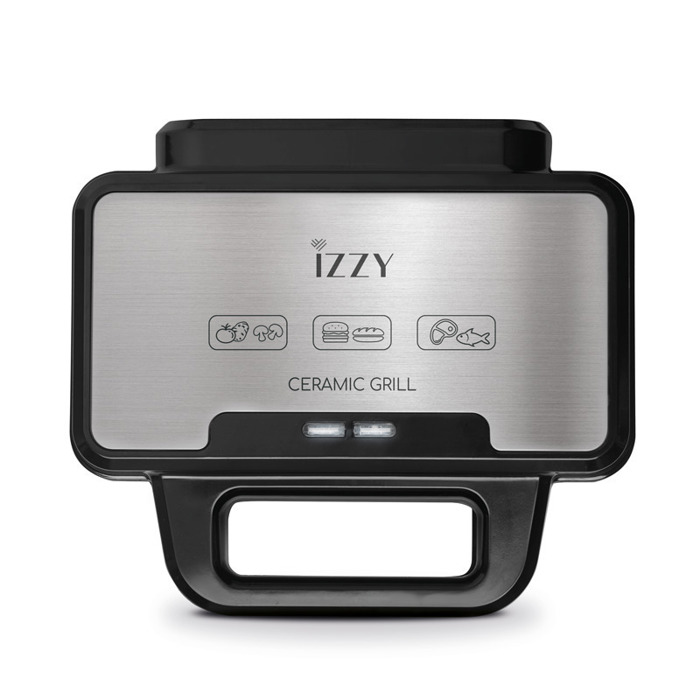 zzy IZ-2036 XL Tostiera-Ggriliera ga 2 Tost 1000W Inox(224742)