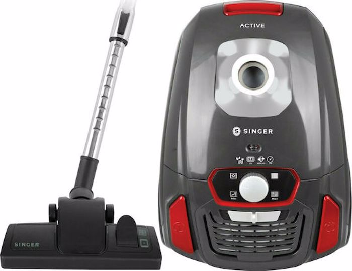 Skoupa Ilektriki Singer VC-206030 Mavro/Kokkino