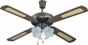 Ανεμιστήρας Oροφής Primo WS52-4C4L/PRCF-80279 Καφέ