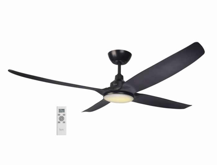 Izzy IZ-9044 Anemistiras Orofis 142cm me Fos kai Tilexeiristirio Mavros