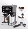 Rohnson MOD R-98082 Barista Dual Aftomati Mixani Espresso 1350W Piesis 20bar ga Cappuccino Mavri