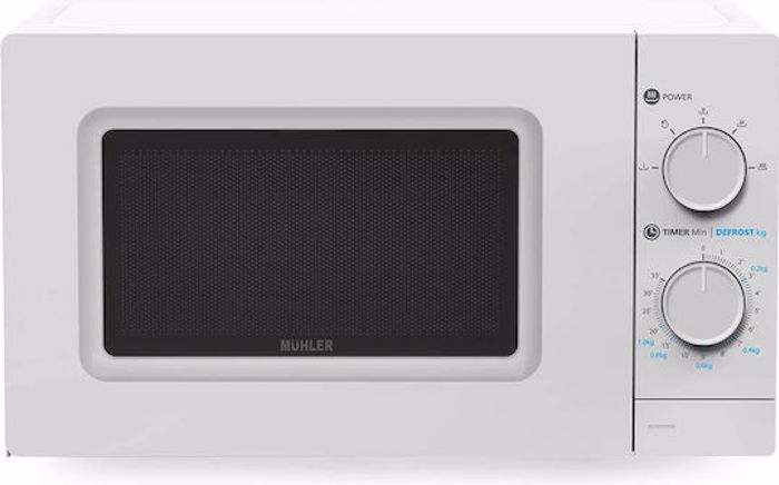 Microwave Oven MUHLER MO-5009 20L, White, Mechanical