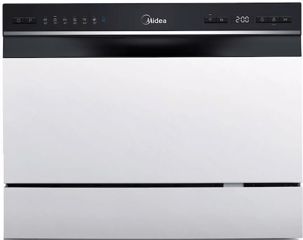 MIDEA ΠΛΥΝΤΗΡΙΟ ΠΙΑΤΩΝ MDWTT0602MW-W για 6 Σερβίτσια Π55xY43.8εκ. Λευκό