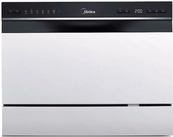 MIDEA PLuNTIRIO PIATON MDWTT0602MW-W ga 6 Serbitsia P55xY43.8ek. Lefko