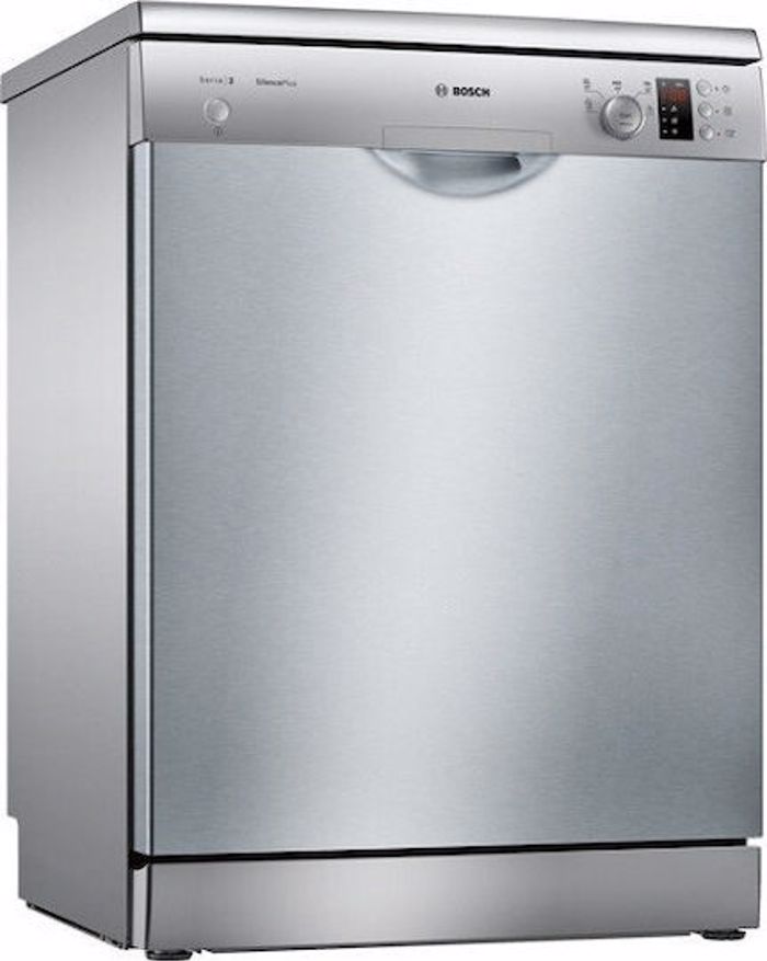Bosch SMS25AI05E Elefthero Pluntirio Piaton ga 12 Serbitsia 60cm Inox