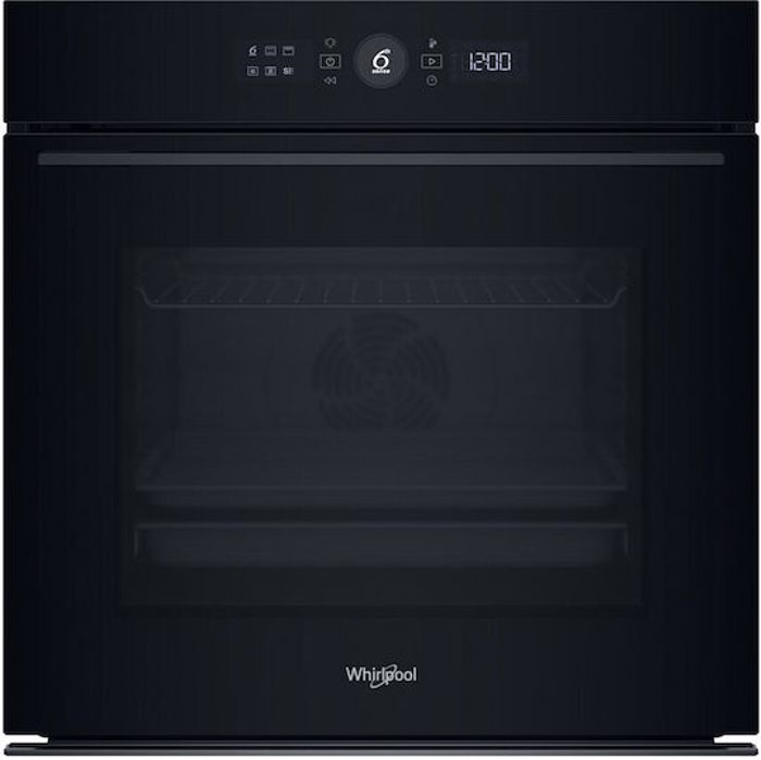 Whirlpool WOI5S8PM1SBA Fournos ano paggou 73lt, xoris Esties, me Purolusi kai Atmo, A+, Mavros