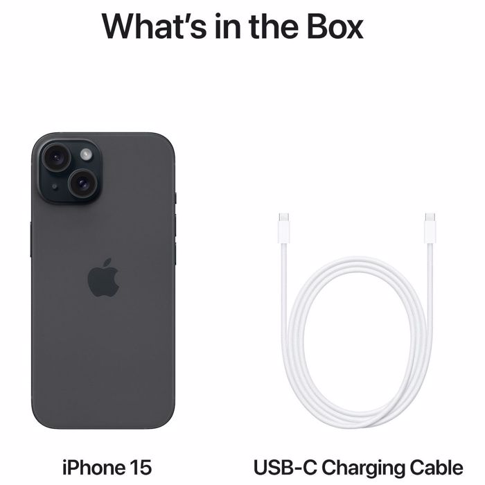 IPHONE 15 128GB BLACK MTP03QL/A APPLE