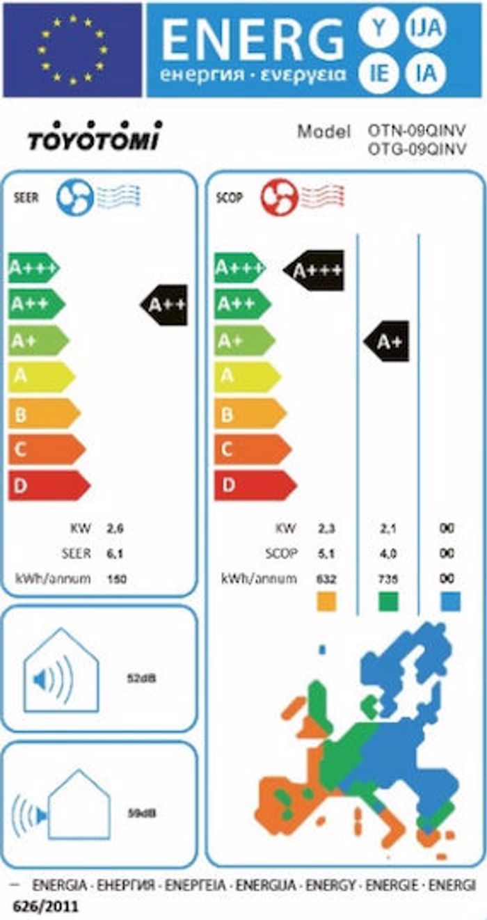 TOYOTOMI A/C OTN/OTG09QINV ORA INV (ESOT-EXOT)