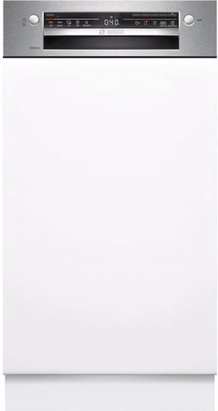 Bosch Serie 2 SPI2HKS42E Entoixizomeno Pluntirio Piaton ga 10 Serbitsia 44.8cm Inox