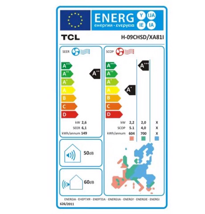 TCL A/C H-Series H-09CHSD/XA81I INVERTER (ESOT-EXOT)