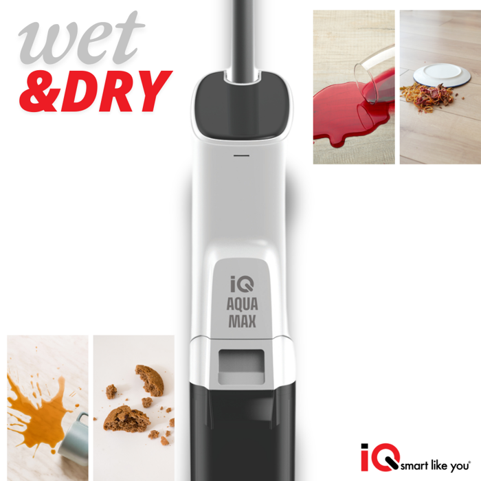 IQ Aqua Max VC-992 Epanafortizomeni Skoupa Stick 25,9V Lefki(Skoupisma kai sfoungarisma)