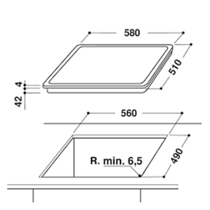 Whirlpool AKT 8090 LX (Aftonomi Keramiki Estia 4 Zonon 60cm)