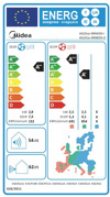 Midea Xtreme Eco AG2Eco-09NXD0-I/AG2Eco-09N8D0-O (AC Inverter 9000 BTU me WiFi)