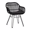 Varossi Malibu Black 900-239 (Πολυθρόνα 80x61x63cm) Varossi Malibu Black 900-239 (Poluthrona 80x61x63cm)