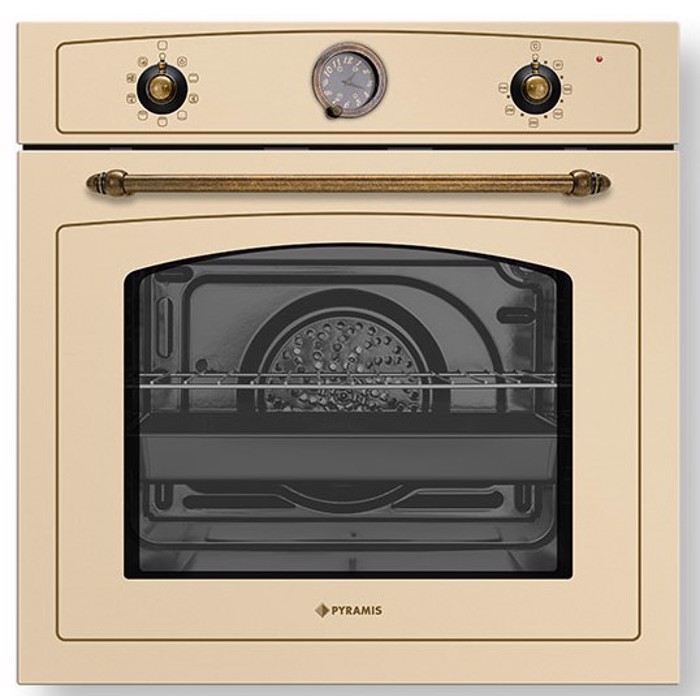 Pyramis 733070 Rustic Beige Metal 034068201 (Entoixizomenos Fournos 73lt)