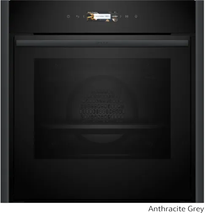 Neff B59CR31Y0 + Z9060AY0 Anthracite Grey (Entoixizomenos Fournos 71lt)