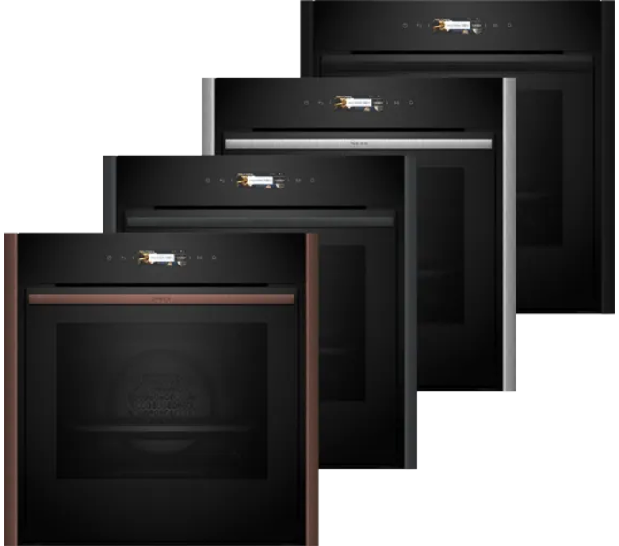Neff B59CR31Y0 + Z9060BY0 Brushed Bronze (Entoixizomenos Fournos 71lt)