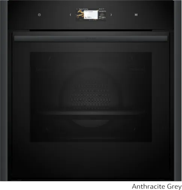 Neff B69CS3AY0 + Z9060AY0 Anthracite Grey (Entoixizomenos Fournos 71lt)