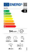 Juro-Pro WM12WA Πλυντήριο Ρούχων 12kg 1400 Στροφών Juro-Pro WM12WA Pluntirio Rouxon 12kg 1400 Strofon