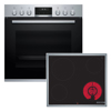 Bosch HEG537BS4+NKF645GA2E Εντοιχιζόμενο Σετ κάτω Πάγκου Bosch HEG537BS4+NKF645GA2E Entoixizomeno Set kato Paggou