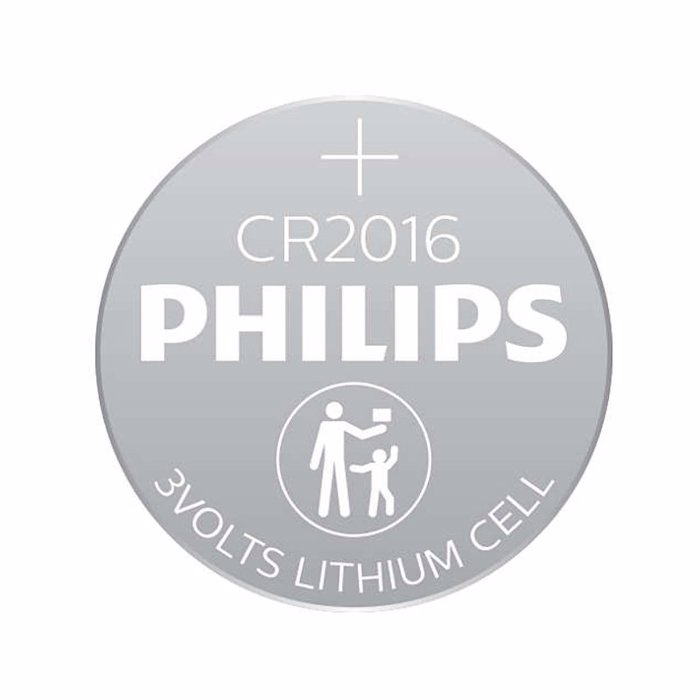 Philips CR2016/01GRS 1tmx (Mpataria Lithiou CR2016 75mAh 3V)