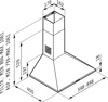 Pyramis Square Lux 065030102 (Απορροφητήρας Καμινάδα 60cm) Pyramis Square Lux 065030102 (Aporrofitiras Kaminada 60cm)