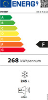 Indesit UI6 1 W.1 (Όρθιος Καταψύκτης 167x59.5x64.5cm) Indesit UI6 1 W.1 (Orthios Katapsuktis 167x59.5x64.5cm)