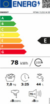 Indesit MTWA 71252 W EE (Πλυντήριο Ρούχων 7kg 1200 Στροφών) Indesit MTWA 71252 W EE (Pluntirio Rouxon 7kg 1200 Strofon)