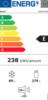 Bosch Plus KGN39VLEB (Ψυγειοκαταψύκτης No Frost 203x60x66) 5 ΕΤΗΣ ΕΓΓΥΗΣΗ Bosch Plus KGN39VLEB (Psugiokatapsuktis No Frost 203x60x66) 5 ETIS EGuISI