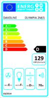 Davoline Olympia 290 Lux 2M/1 WH Απορροφητήρας Ελεύθερος Λευκό 90cm Davoline Olympia 290 Lux 2M/1 WH Aporrofitiras Eleftheros Lefko 90cm