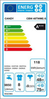 Candy CBW 485TWME-S Candy CBW 485TWME-S (Entoixizomeno Pluntirio Rouxon 8Kg)