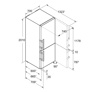 Liebherr Cnef 5735 (Psugiokatapsuktis NoFrost 201x70x66.5cm)