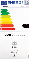 Inventor MFC3-145EDL (Καταψύκτης Μπαούλο 142lt Διπλής Λειτουργίας) Inventor MFC3-145EDL (Katapsuktis Baoulo 142lt Diplis Leitourgas)
