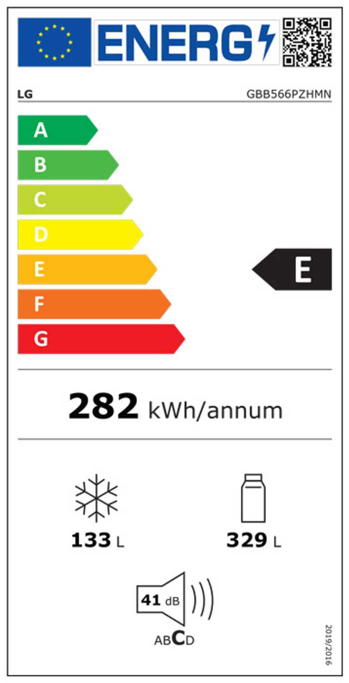 LG GBB566PZHMN (Psugiokatapsuktis No Frost 185x70.5x70cm)