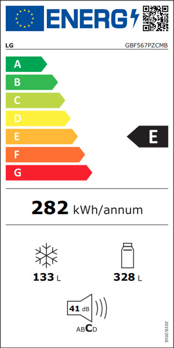 LG GBF567PZCMB (Psugiokatapsuktis No Frost 185x70.5x74cm)