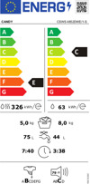 CSWS 4852DWE/1-S (Πλυντήριο-Στεγνωτήριο Ρούχων 8-5Kg με Ατμό & WiFi) CSWS 4852DWE/1-S (Pluntirio-Stegotirio Rouxon 8-5Kg me Atmo & WiFi)