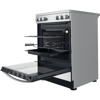 Indesit IS67V5KCX/E (Κουζίνα 69lt με Κεραμικές Εστίες 4 Ζωνών) Indesit IS67V5KCX/E (Kouzina 69lt me Keramikes Esties 4 Zonon)