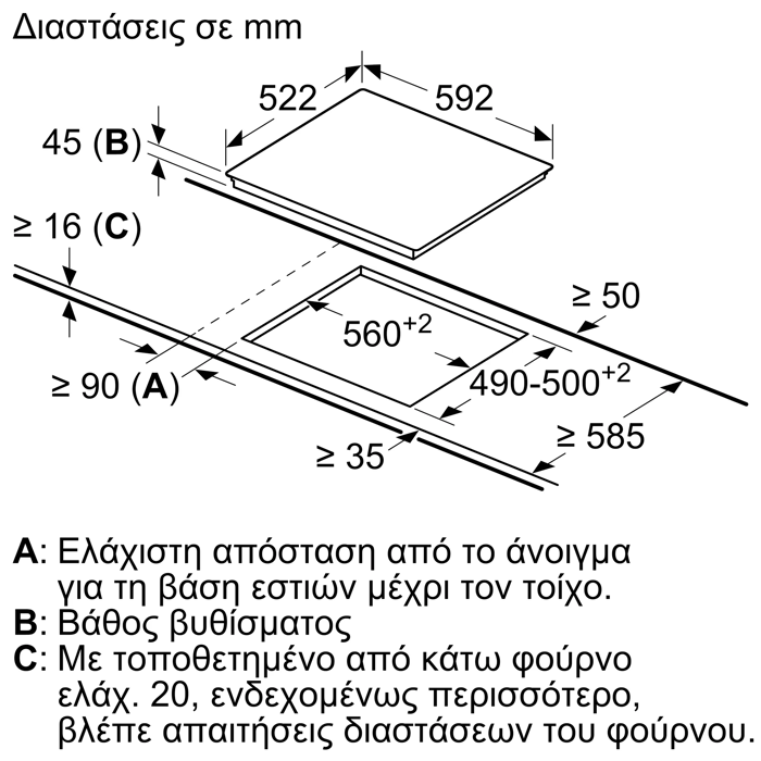 Bosch PKE61RBA2E (Aftonomi Keramiki Estia 4 Zonon 60cm)