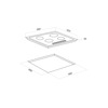 Davoline GGDS 400 BL (Εντοιχιζόμενη Εστία Αερίου 4 Ζωνών 60cm) Davoline GGDS 400 BL (Entoixizomeni Estia Aeriou 4 Zonon 60cm)