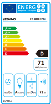 Eskimo ES HDF62BL Aporrofitiras Eleftheros 60cm - 4 ETI EGuISI