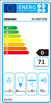 Eskimo ES HDF72W Aporrofitiras Eleftheros 70cm - 4 ETI EGuISI