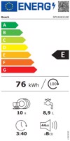 Bosch SPV4HKX10E Πλήρως Eντοιχιζόμενο Πλυντήριο Πιάτων 45cm Bosch SPV4HKX10E Pliros Entoixizomeno Pluntirio Piaton 45cm