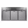 Davoline CHESTER 090 INOX Aporrofitiras Kaminada Toixou 90cm