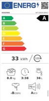 Hisense WF3S8043BW3 Πλυντήριο Ρούχων 8kg 1400 Στροφών 5 ΕΤΗΣ ΕΓΓΥΗΣΗ Hisense WF3S8043BW3 Pluntirio Rouxon 8kg 1400 Strofon 5 ETIS EGuISI