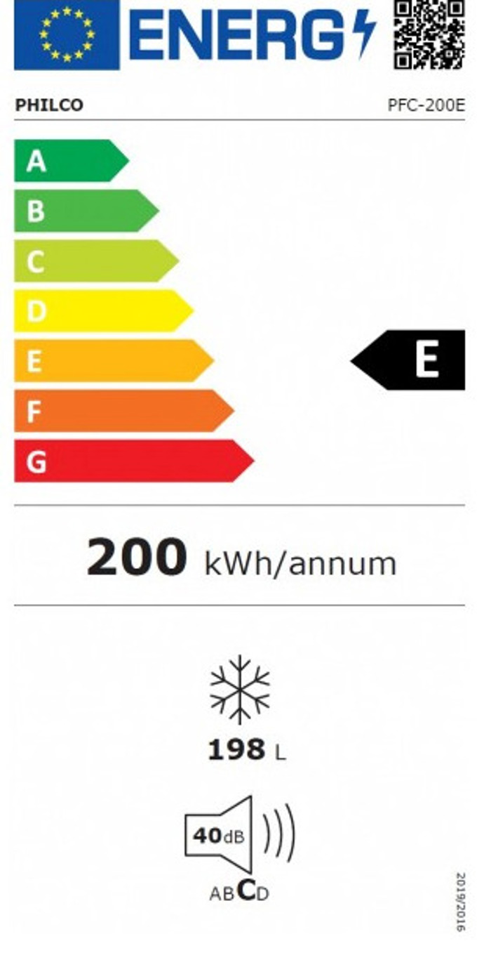 Philco PFC-200E Katapsuktis Baoulo 198lt 84.5x90.5x54.5cm - 3 ETI EGuISI