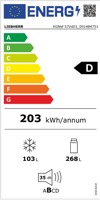 Liebherr KGNsf 57Vd03 Psugiokatapsuktis No Frost 201.5x59.7x67.5cm