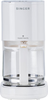 Singer CM-1000 PWH Piano White (Καφετιέρα Φίλτρου 1000W) Singer CM-1000 PWH Piano White (Kafetiera Filtrou 1000W)